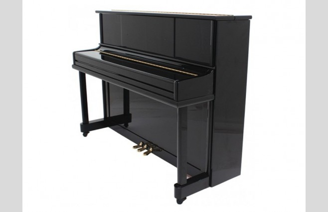 Steinhoven SU 112 Polished Ebony Upright Piano All Inclusive Package - Image 2